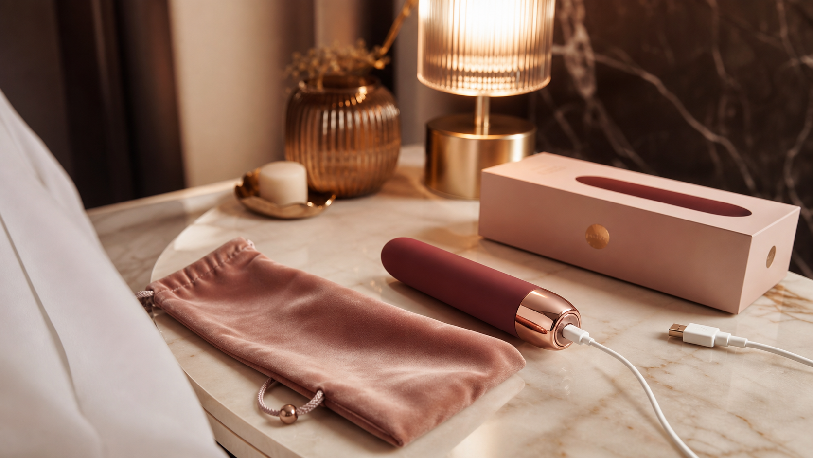 Best Bullet Vibrator: Small Buyer Checklist Best bullet vibrator buyer checklist with compact wellness device silhouette, size card, charging cable, water-resistance label, cleaning towel, and discreet storage pouch