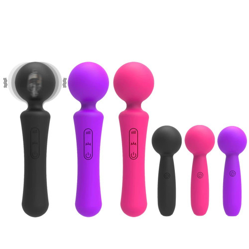Rounded Rechargeable Vibrating Massager private wellness product